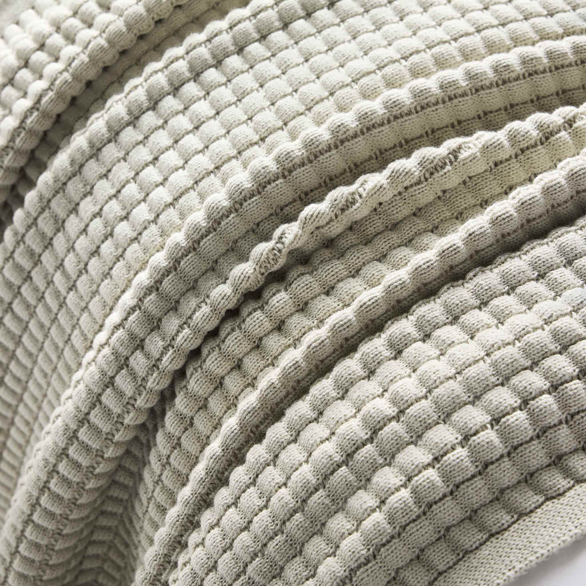 Grid Knit Cotton Throw Blanket - Last Call - Image 22