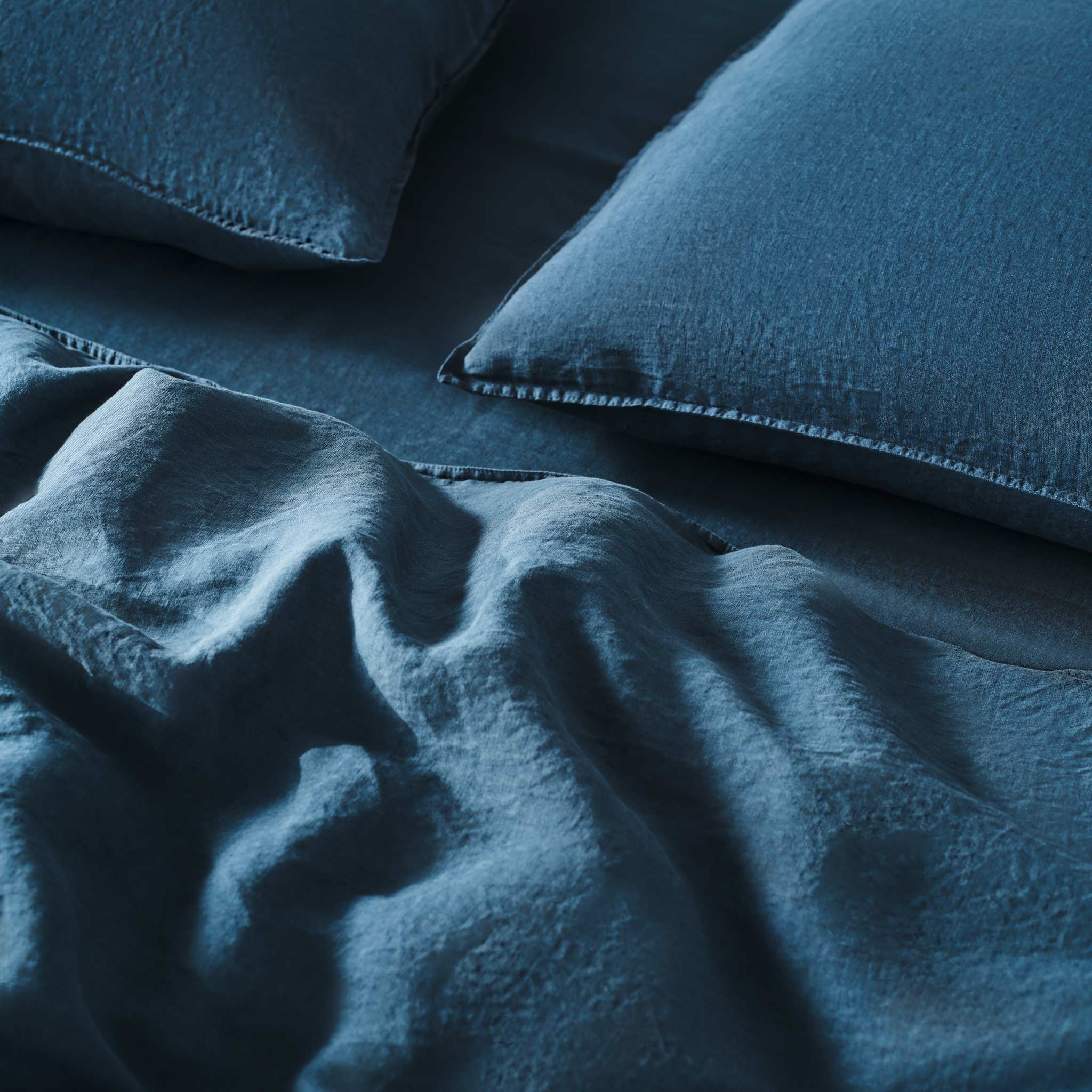 Set of 2 Washed European Linen Core Sheet Set Bundle - Image 22