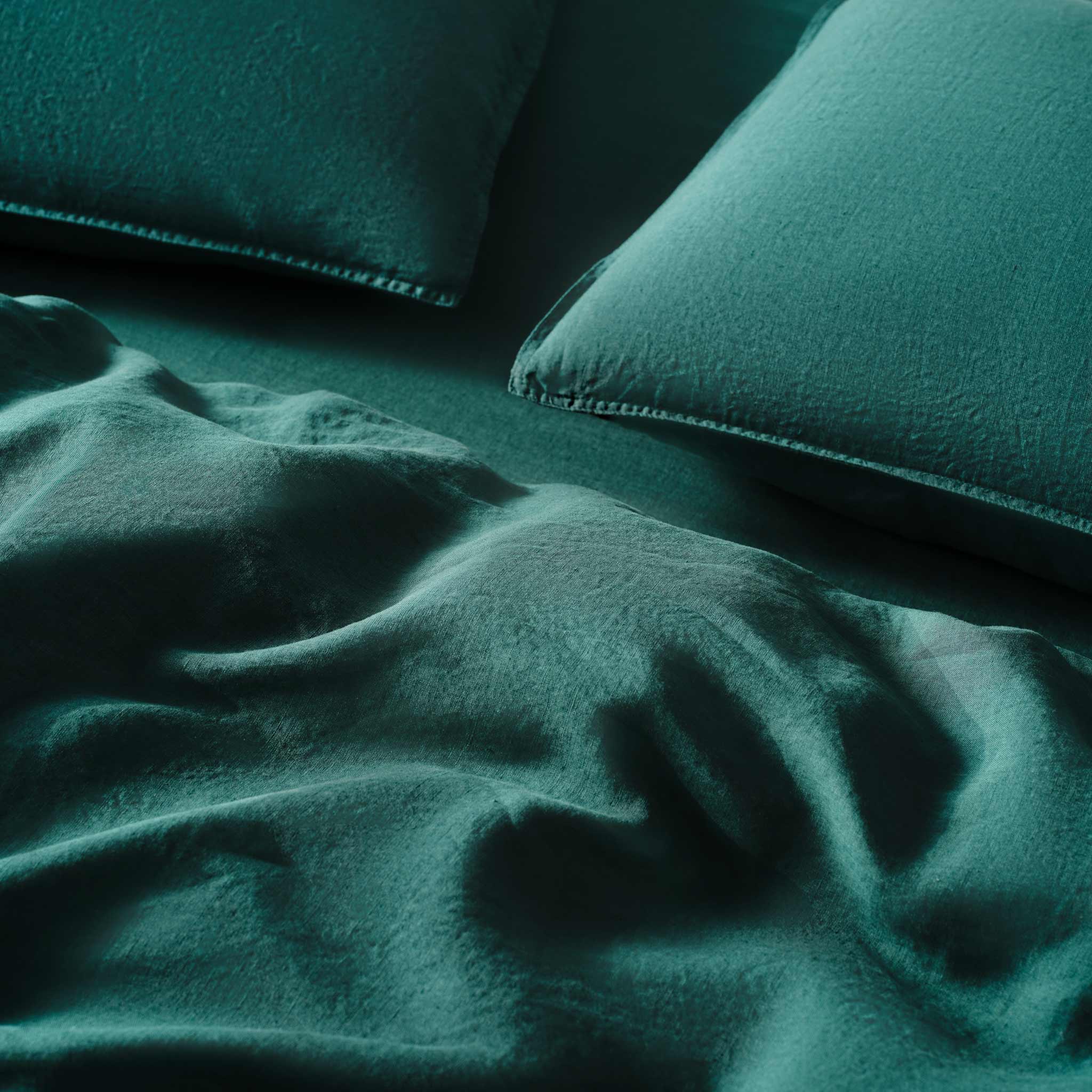Set of 2 Washed European Linen Core Sheet Set Bundle - Image 27
