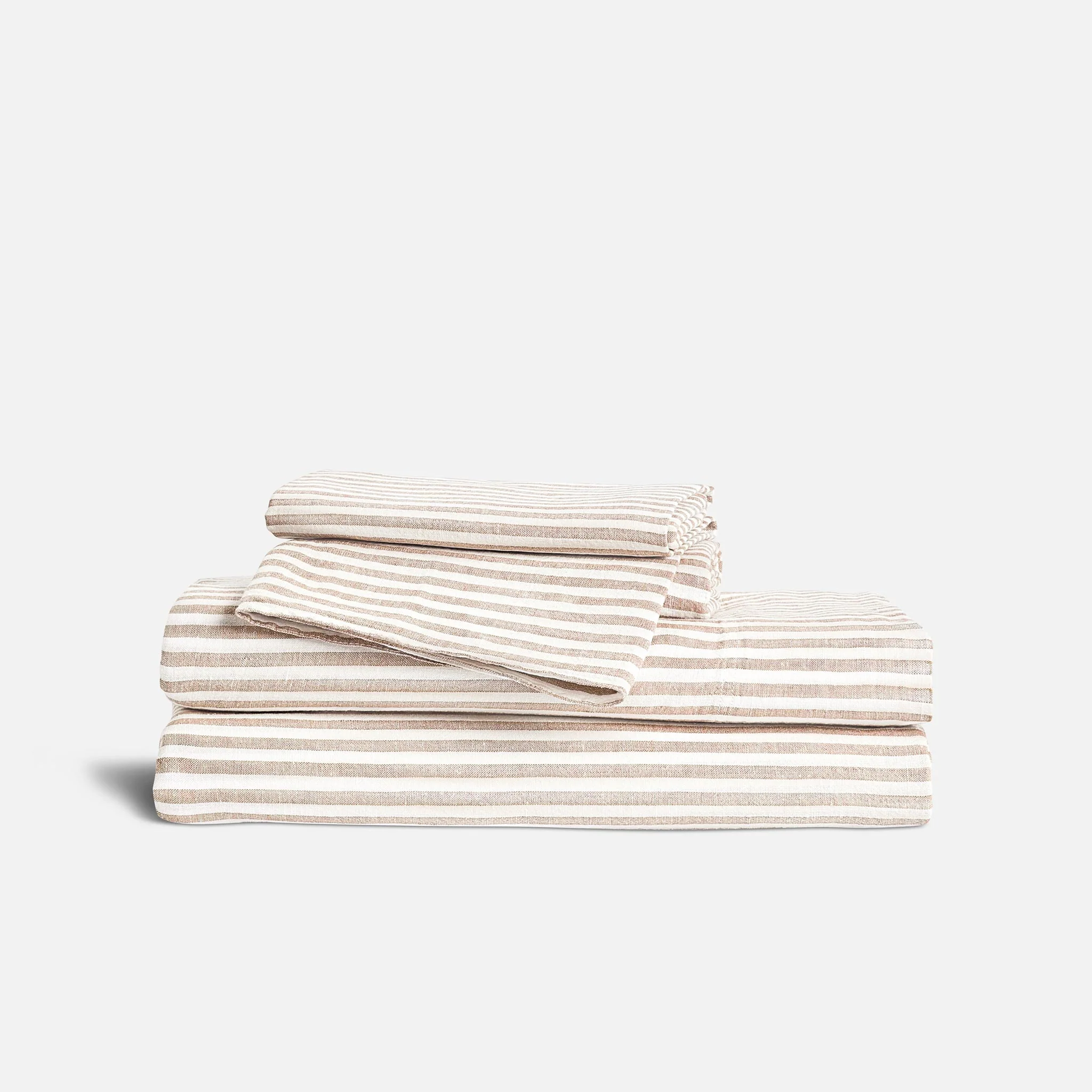 Set of 2 Washed European Linen Core Sheet Set Bundle - Image 14
