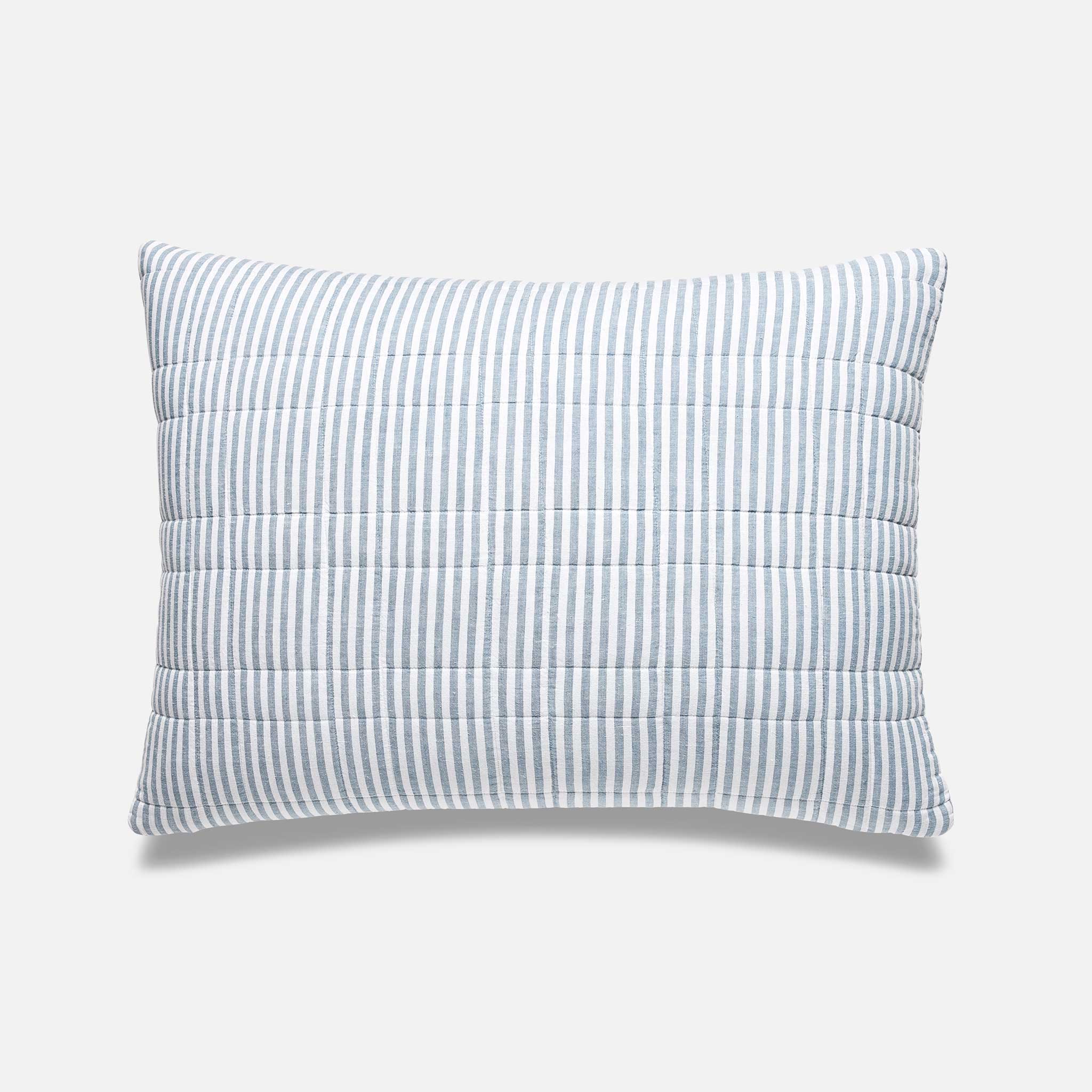 Washed European Linen Quilted Sham Set - Last Call