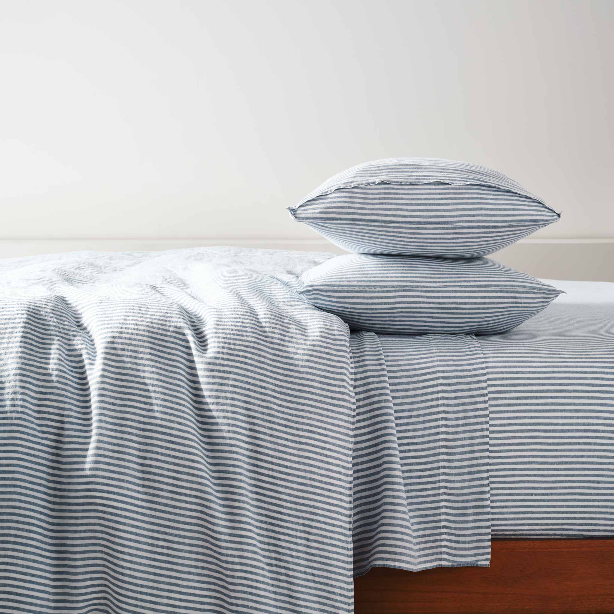 Washed European Linen Duvet Set Bundle - Image 23