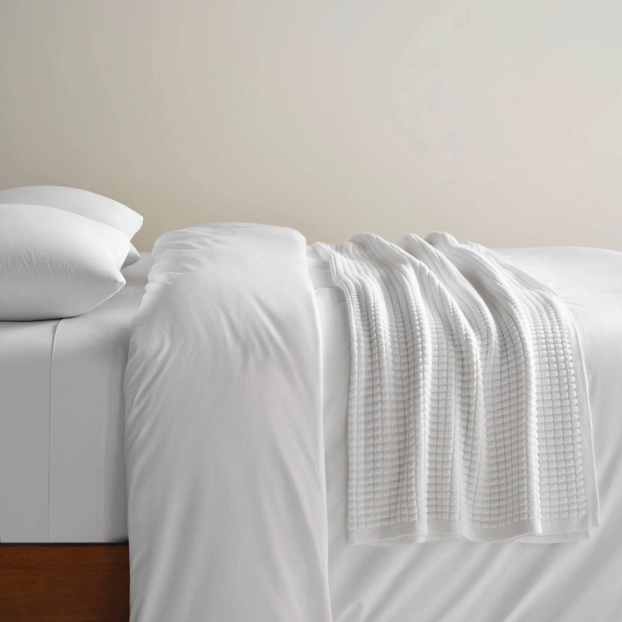 Grid Knit Cotton Throw Blanket - Last Call - Image 25