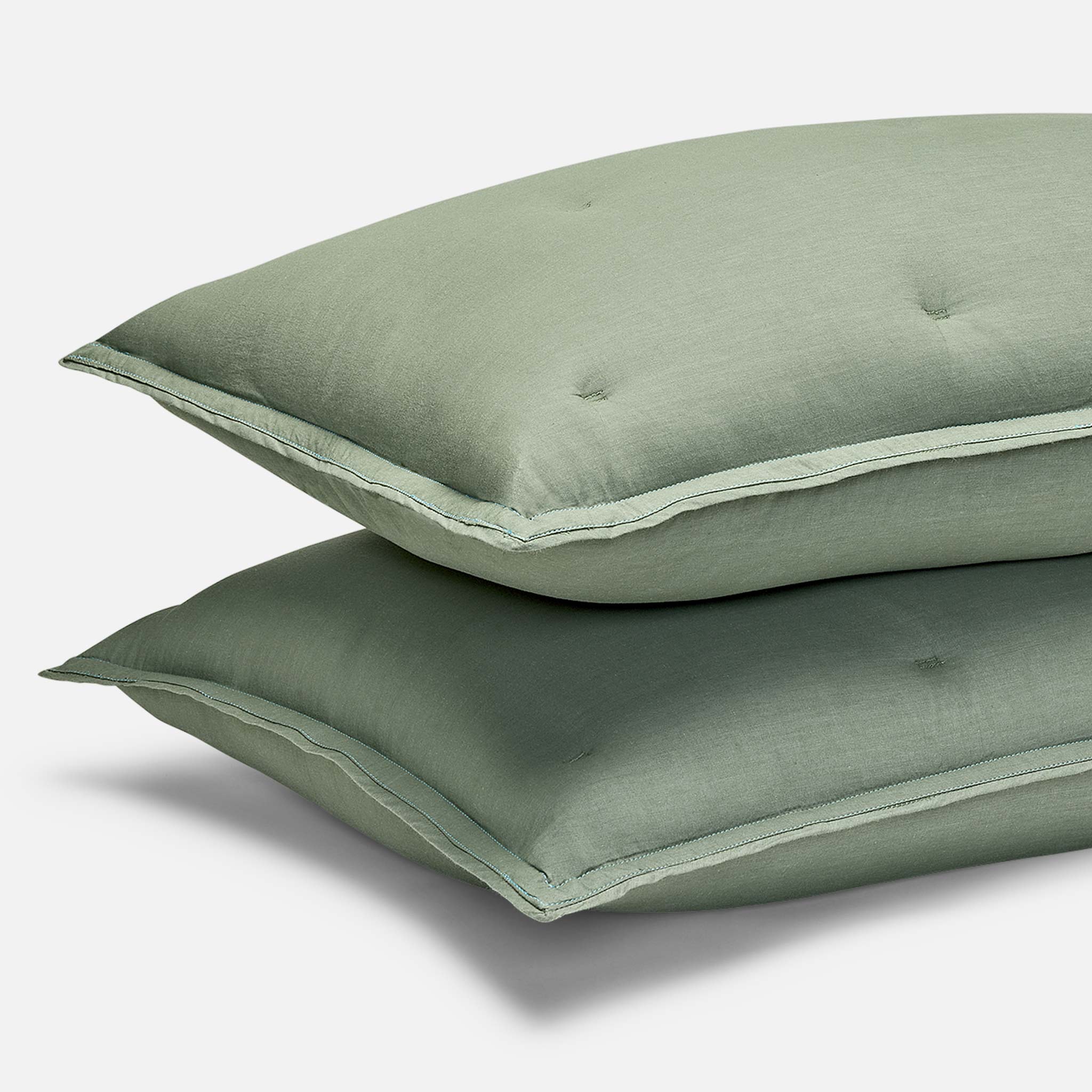 Washed Classic Percale Sham Set - Image 21