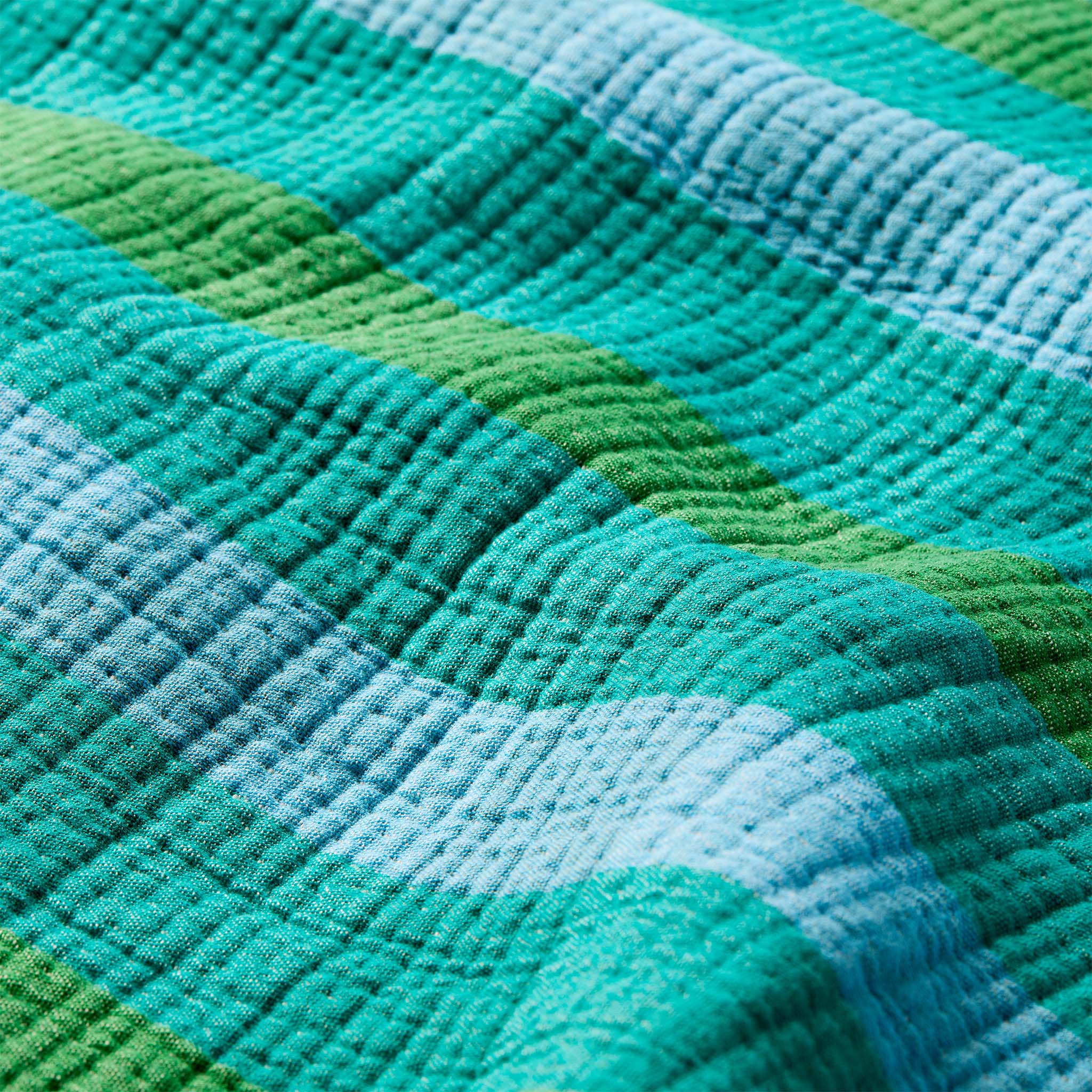 Sunwashed Check Bed Blanket - Last Call - Image 5