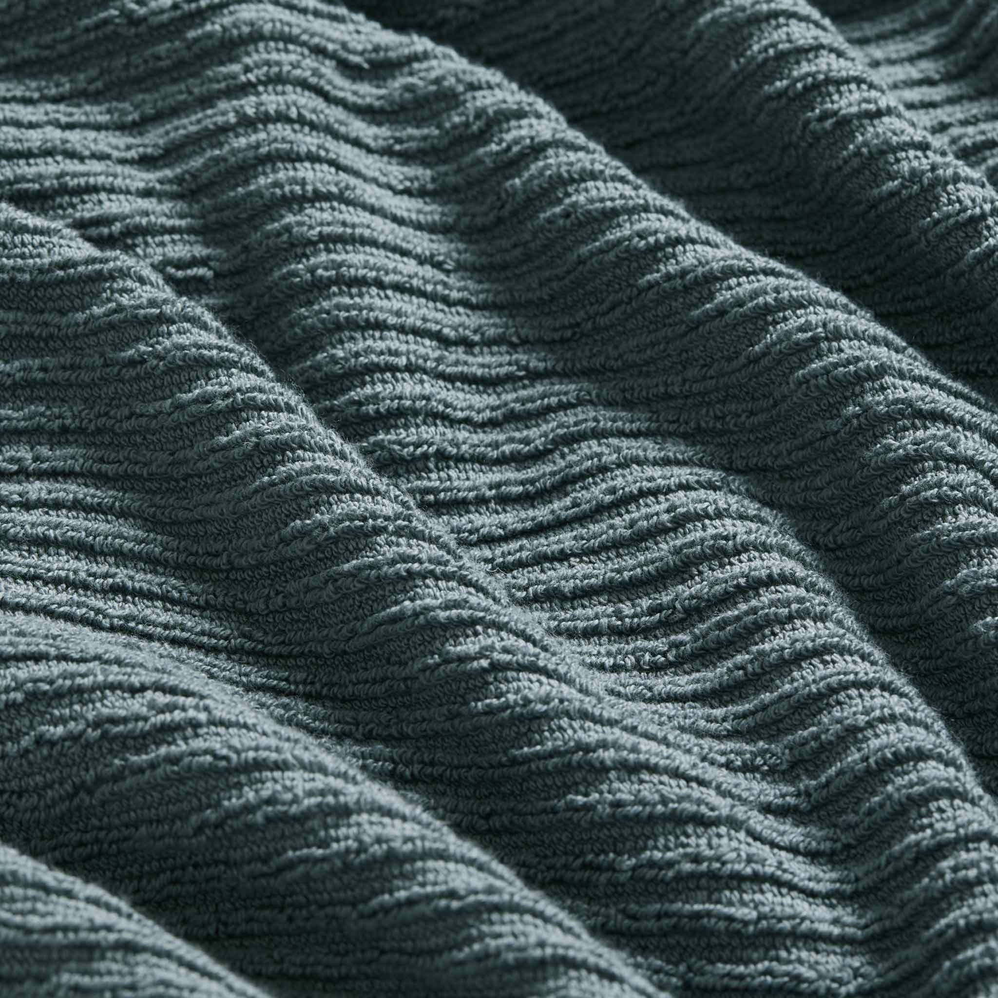 Ribbed Cotton TENCEL™ Bath Towels Set of 2 - Image 8